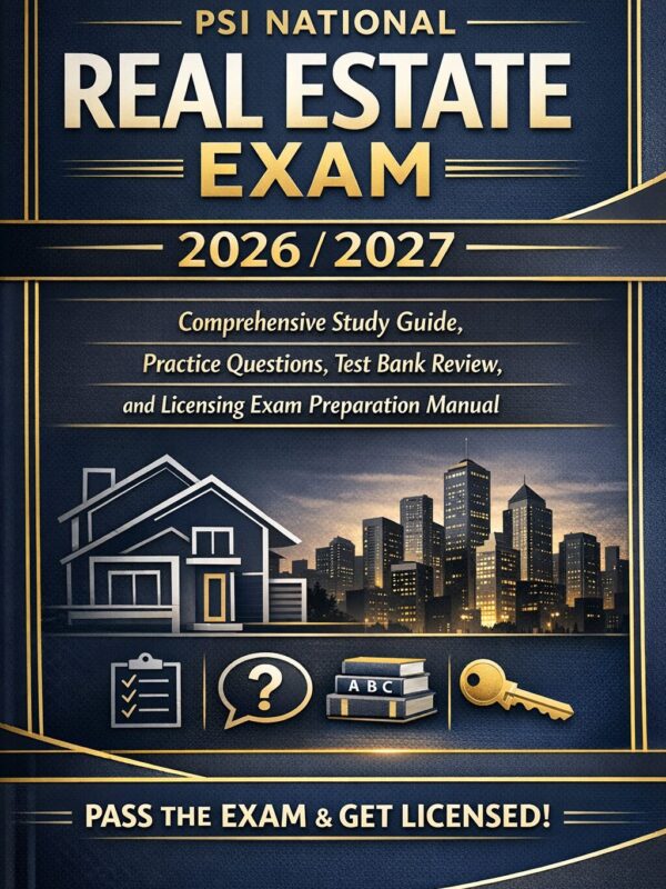 Create a premiu (33) PSI National Real Estate Exam Comprehensive Study Guide and Practice Questions 2026/2027