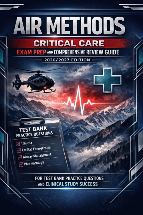 Create a premiu (53) Air Methods Critical Care Exam Prep and Comprehensive Review Guide 2026/2027 Edition for Test Bank Practice Questions and Clinical Study Success