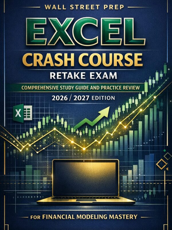 Create a premiu (66) Wall Street Prep Excel Crash Course Retake Exam Comprehensive Study Guide and Practice Review 2026/2027 Edition for Financial Modeling Mastery