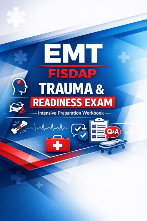 Create a premiu (7) EMT FISDAP Trauma & Readiness Exam Intensive Prep Workbook | Trauma Quizzes & Review