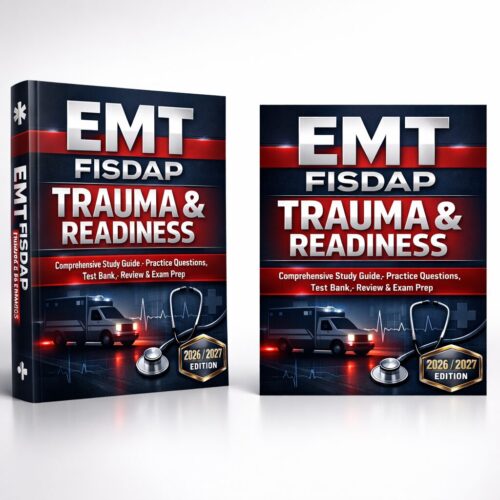 Create a premiu (8) EMT FISDAP Trauma & Readiness Exam Intensive Preparation Workbook | Trauma Quizzes & Review Strategies
