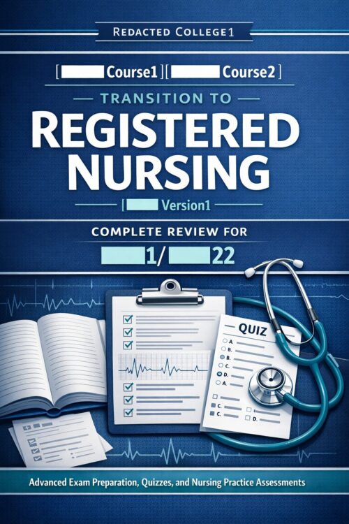 Create a premiu (84) Galen College NUR 283 Transition to Registered Nursing V1 Complete Review for 2026/2027