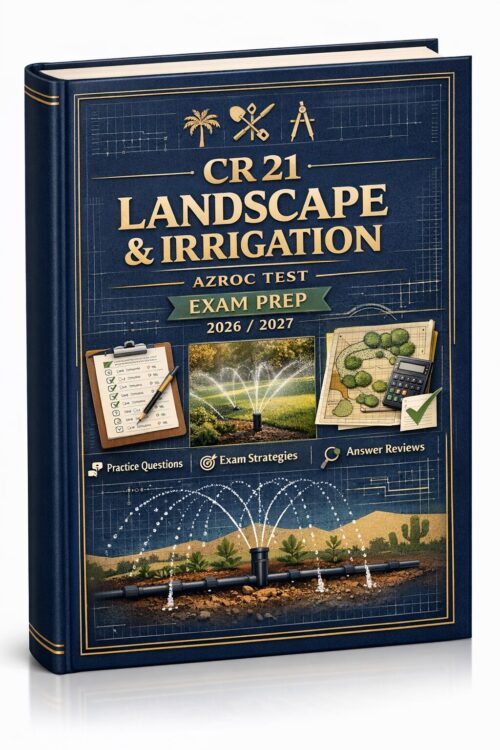 CR 21 Landscape & Irrigation AZROC Test Exam Prep 2026/2027 | Advanced Study Guide with Practice Questions
