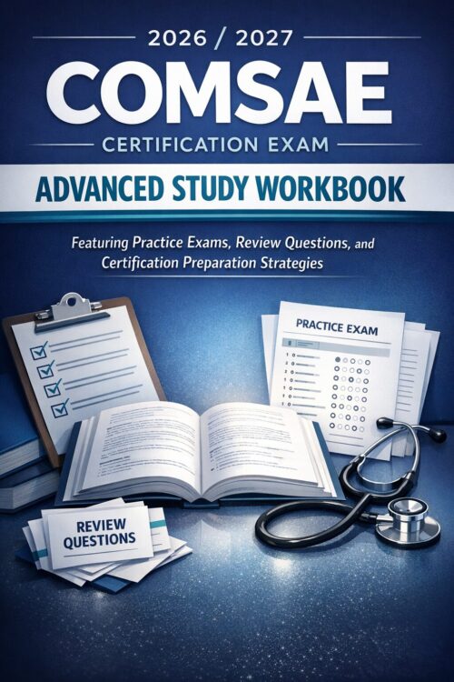 Create a profes (22) COMSAE Certification Exam Advanced Study Workbook Featuring Practice Exams, Review Questions, and Certification Preparation Strategies