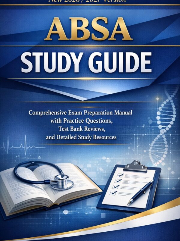 Create a profes (61) ABSA Study Guide 2026/2027: Comprehensive Exam Prep Manual with Practice Questions & Test Bank Reviews