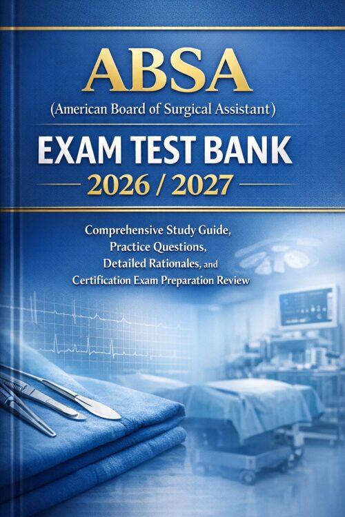 Create a profes (63) ABSA Exam Test Bank 2026/2027: Comprehensive Study Guide with Practice Questions
