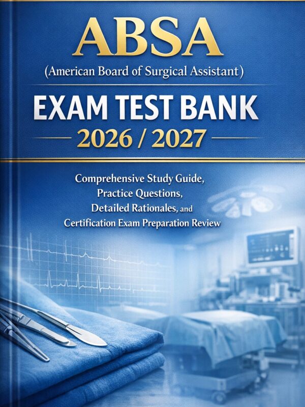 Create a profes (63) ABSA Exam Test Bank 2026/2027: Comprehensive Study Guide with Practice Questions