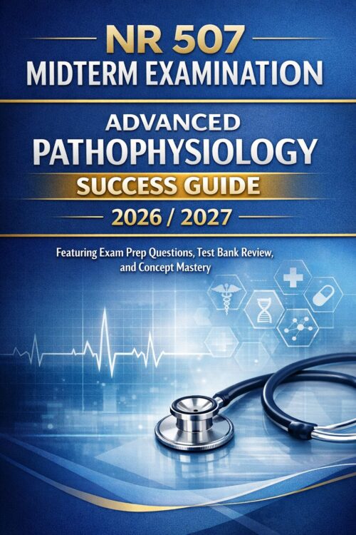 NR 507 Midterm Examination 2026/2027: Advanced Pathophysiology Success Guide & Test Bank Review