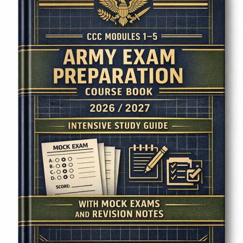 CCC Modules 1–5 Army Exam Preparation Course Book 2026/2027 | Intensive Study Guide with Mock Exams
