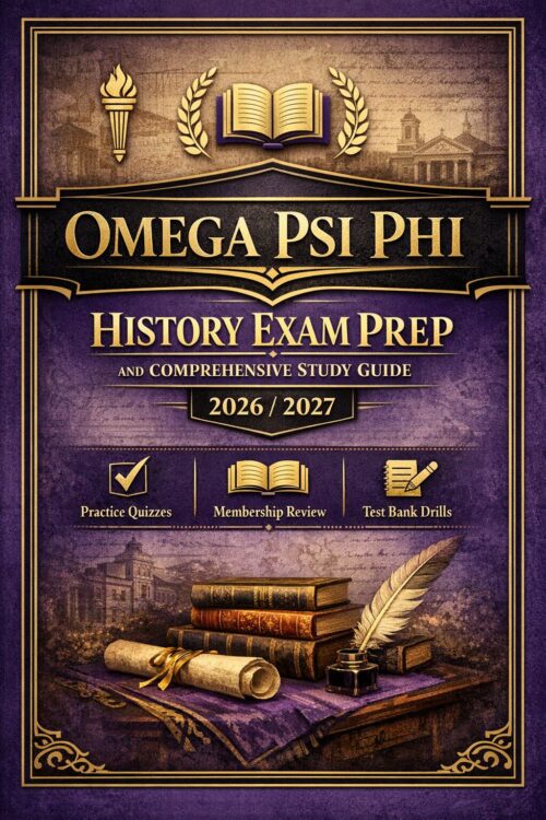 Design a premiu (2) Omega Psi Phi History Exam Prep and Comprehensive Study Guide 2026/2027 | Membership Review, Quizzes & Test Bank