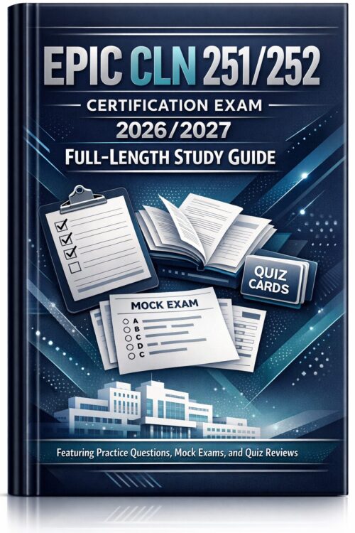 EPIC CLN 251/252 Certification Exam Full-Length Study Guide with Practice Questions 2026/2027