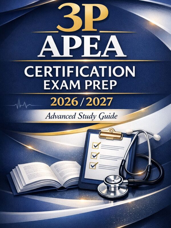 Premium book co (24) 3P APEA Certification Exam Prep 2026/2027 Advanced Study Guide with Practice Questions
