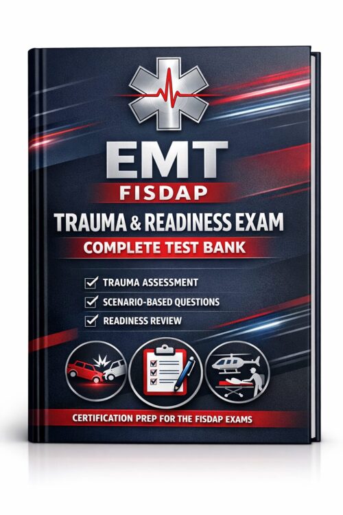 Premium medical EMT FISDAP Trauma & Readiness Exam Test Bank | Scenario-Based Study Guide