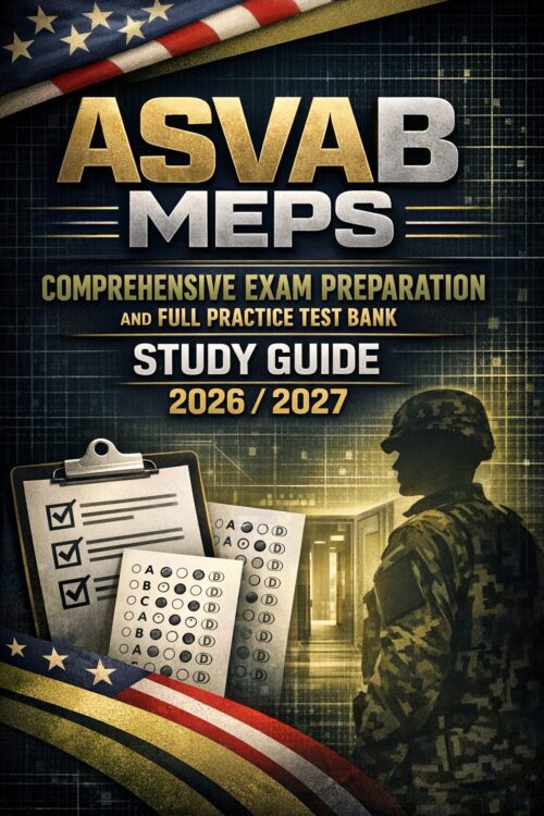 Premium vertica (16) ASVAB MEPS Comprehensive Exam Preparation, Full Practice Test Bank, Military Entrance Success