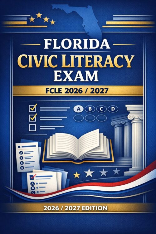 Premium vertica (18) Florida Civic Literacy Exam (FCLE) 2026/2027 Full-Length Practice Questions | Answer Explanations & Study Workbook