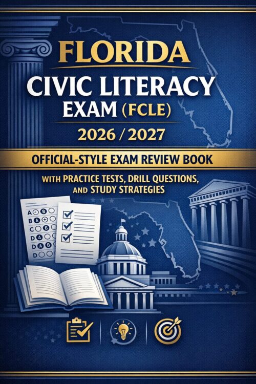 Premium vertica (19) Florida Civic Literacy Exam (FCLE) Official-Style Review Book with Practice Tests 2026/2027