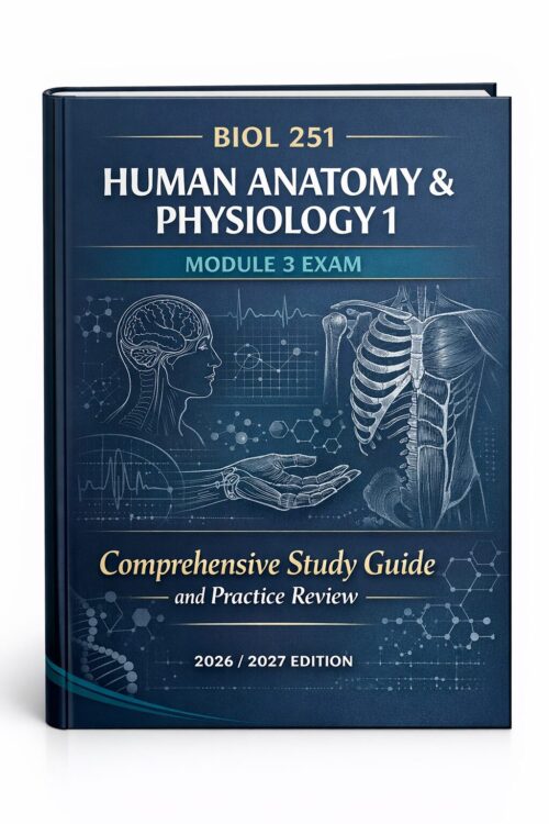 Premium vertica (3) BIOL 251 Human Anatomy & Physiology 1 Module 3 Exam Comprehensive Study Guide 2026/2027 | Practice Review