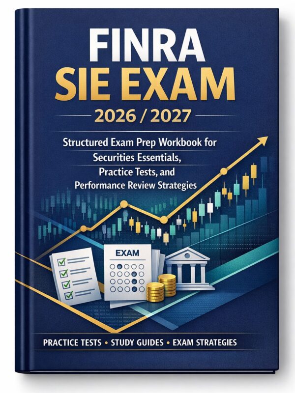Premium vertica (34) FINRA SIE Exam 2026/2027 Structured Exam Prep Workbook, Practice Tests, Securities Essentials