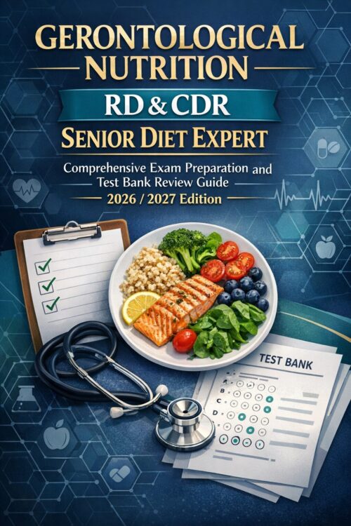 Premium vertica (36) Gerontological Nutrition RD & CDR Senior Diet Expert Exam Prep Guide, Test Bank Review
