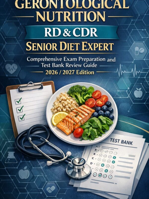 Premium vertica (36) Gerontological Nutrition RD & CDR Senior Diet Expert Exam Prep Guide, Test Bank Review