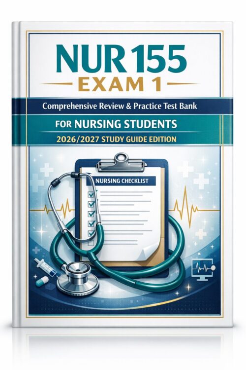 Premium vertica (44) NUR 155 Exam 1 Comprehensive Review, Practice Test Bank, Nursing Students Study Guide