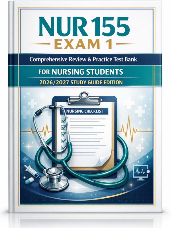 Premium vertica (44) NUR 155 Exam 1 Comprehensive Review, Practice Test Bank, Nursing Students Study Guide