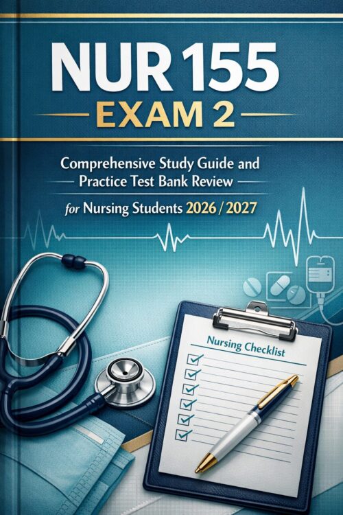 Premium vertica (45) NUR 155 Exam 2 Comprehensive Study Guide and Practice Test Bank Review 2026/2027