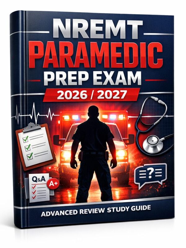 Professional bo (2) NREMT Paramedic Prep Exam 2026/2027 Advanced Review Book for Certification Success