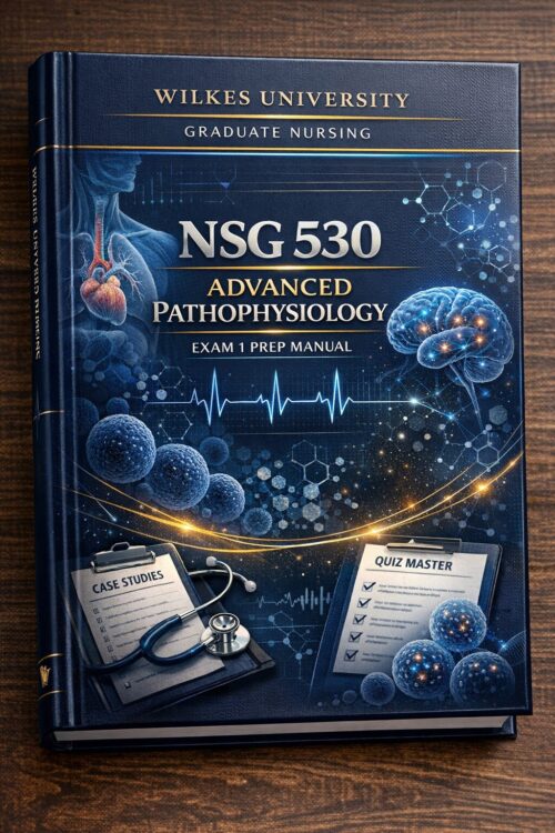Wilkes University Graduate Nursing NSG 530 Advanced Pathophysiology Exam 1 Prep Manual