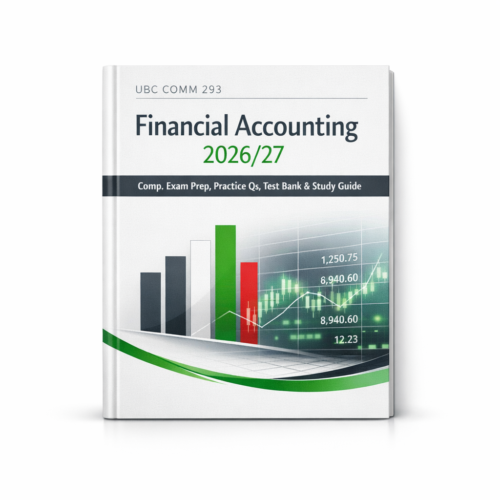 UBC COMM 293 Financial Accounting