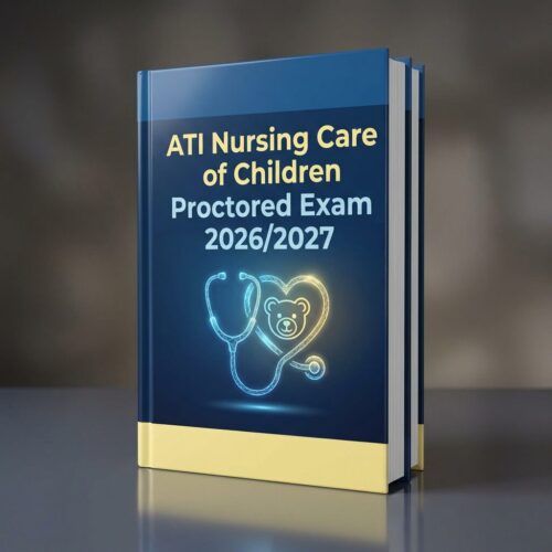 A highly realis (1) ATI Nursing Care of Children Proctored Exam 2026/2027 Complete Review & Questions