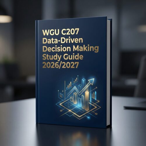 A highly realis (11) WGU C207 Data-Driven Decision Making Study Guide 2026/2027 Comprehensive Prep