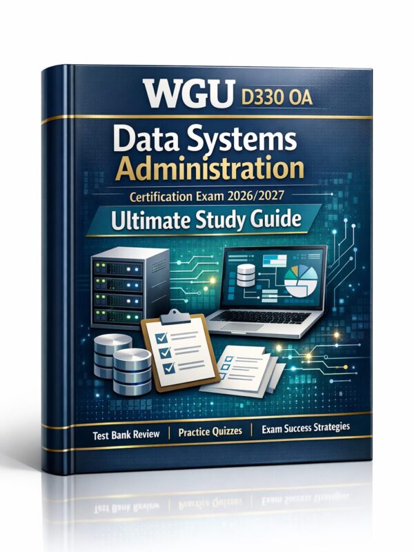 WGU D330 OA Data Systems Administration Certification Exam 2026/2027 Ultimate Study Guide