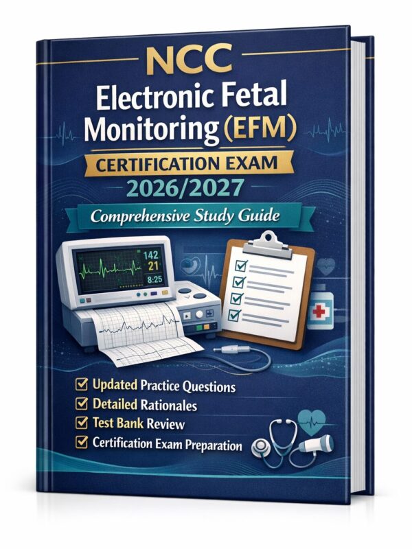 A polished 3D b (5) NCC Electronic Fetal Monitoring (EFM) Certification Exam 2026/2027 Comprehensive Study Guide