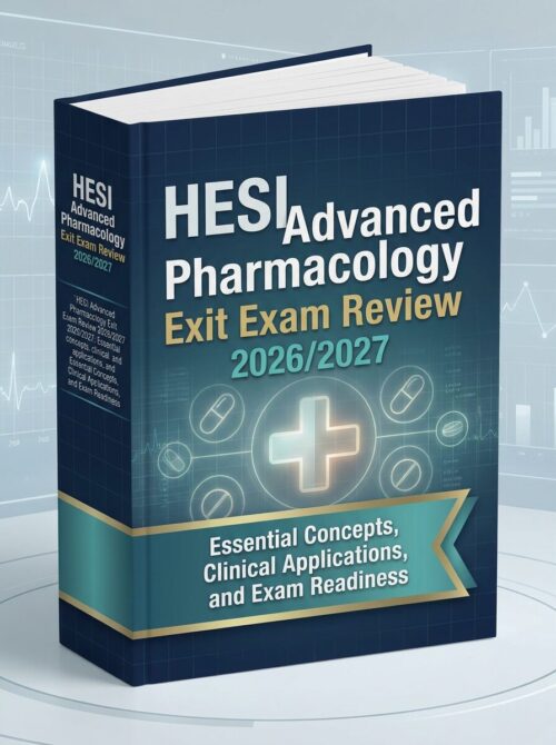 A polished 3D p (1) HESI Advanced Pharmacology Exit Exam Review 2026/2027: Concepts & Clinical Applications