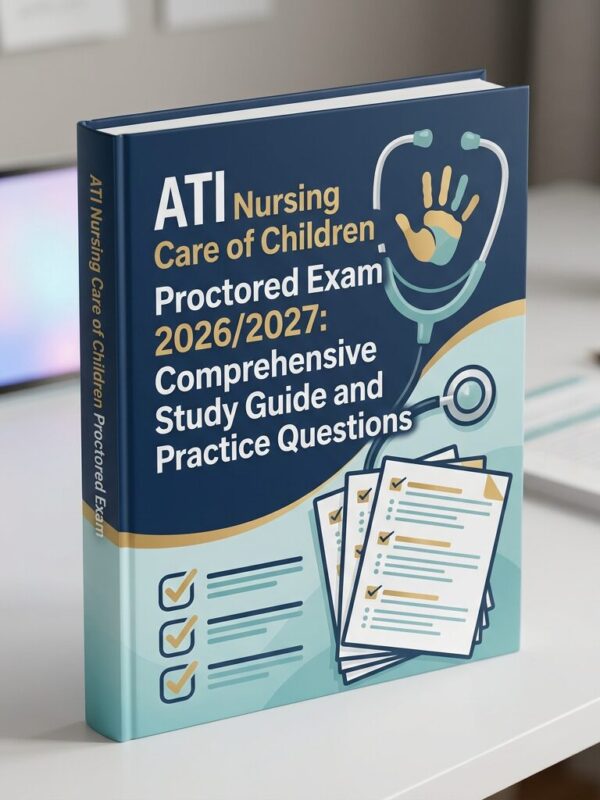 A polished 3D p ATI Nursing Care of Children Exam 2026/2027 Study Guide & Practice
