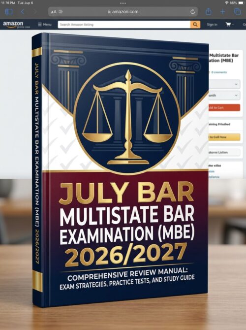 A polished 3D p (5) July Bar Multistate Bar Examination (MBE) 2026/2027 Comprehensive Review Manual