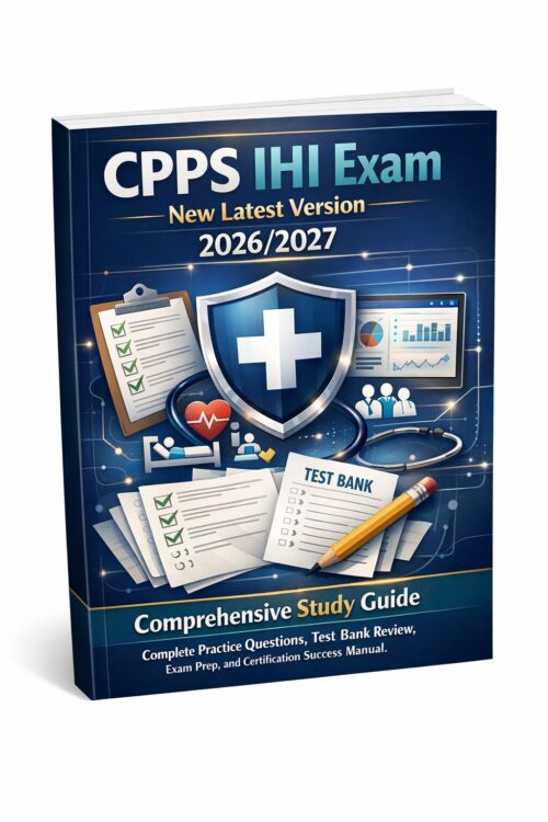 A polished 3D p CPPS IHI Exam Study Guide 2026/2027 with Practice Questions, Test Bank Review & Prep