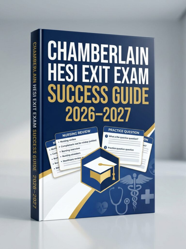 Chamberlain HESI Exit Exam Test Bank Review Prep 2026–2027 | Practice Questions, Rationales & Exam Readiness
