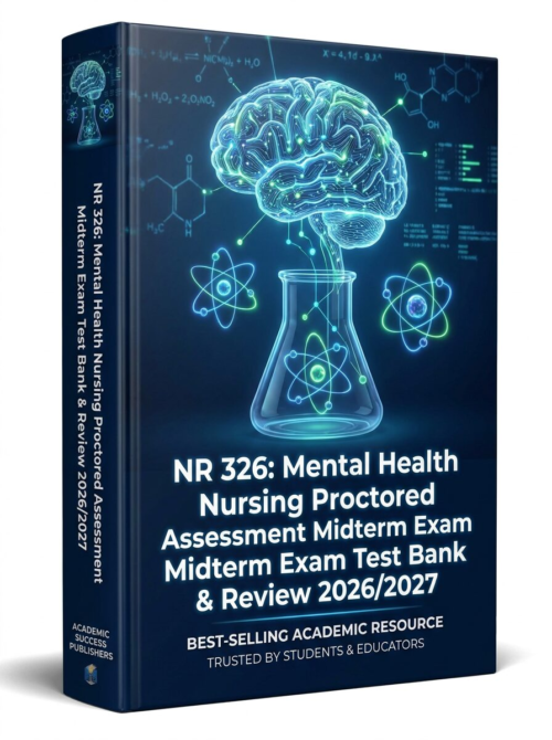 NR 326 Mental Health Nursing Midterm Exam Test Bank & Review 2026/2027