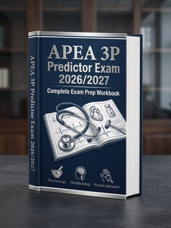 A premium 3D bo (2) APEA 3P Predictor Exam 2026/2027 Complete Workbook | Practice Tests & Study Guide