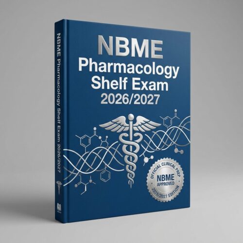 A premium 3D cl NBME Pharmacology Shelf Exam 2026/2027 Prep Workbook