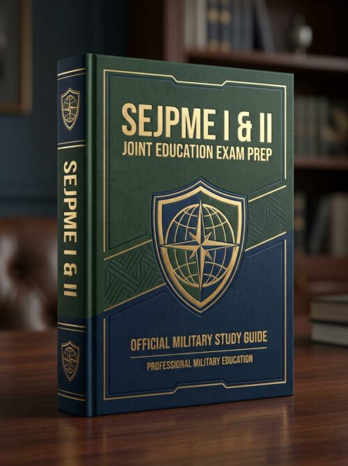 A premium 3D ha SEJPME I & II Joint Education 2026/2027 Exam Prep Manual