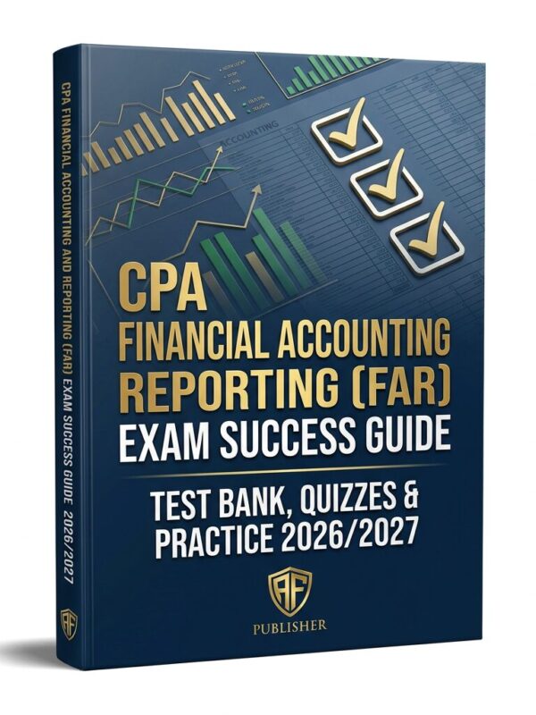A premium 3D pa (1) CPA Financial Accounting and Reporting (FAR) Exam Success Guide & Test Bank 2026/2027