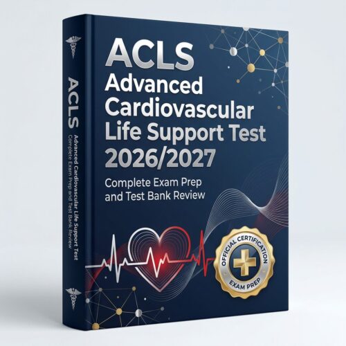 A premium 3D po (100) ACLS Advanced Cardiovascular Life Support 2026/2027 Exam Prep