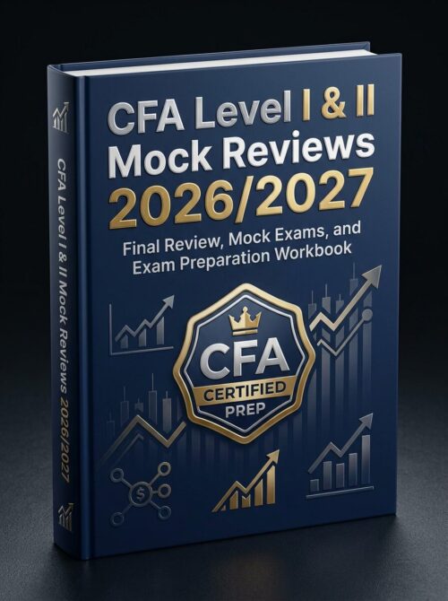 A premium 3D po (18) CFA Level I & II Mock Reviews 2026/2027: Final Review, Mock Exams & Exam Preparation Workbook