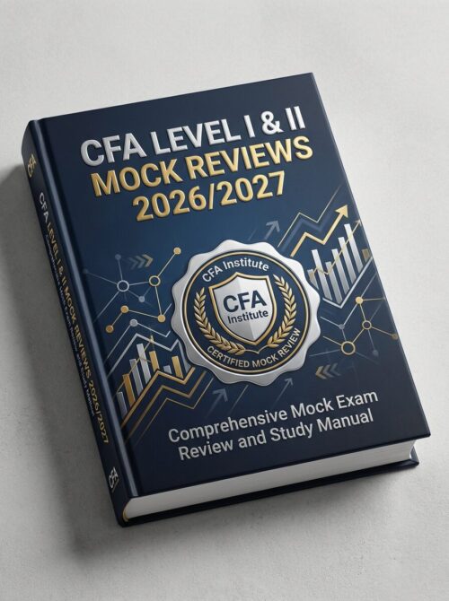 A premium 3D po (19) CFA Level I & II Mock Reviews 2026/2027: Comprehensive Mock Exam Review and Study Manual