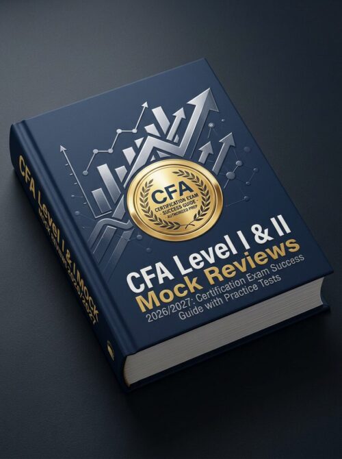 A premium 3D po (20) CFA Level I & II Mock Reviews 2026/2027: Certification Exam Success Guide with Practice Tests