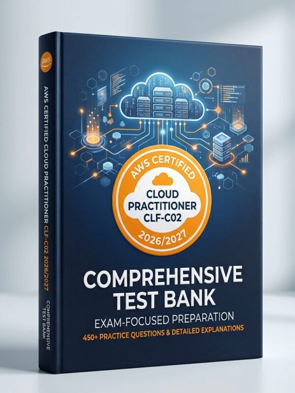 A premium 3D po - 2026-07-16T182952.911 AWS Cloud Practitioner CLF-C02 2026/2027 Complete Test Bank