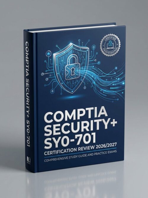 A premium 3D po (23) CompTIA Security+ SY0-701 Certification Review 2026/2027: Comprehensive Study Guide and Practice Exams